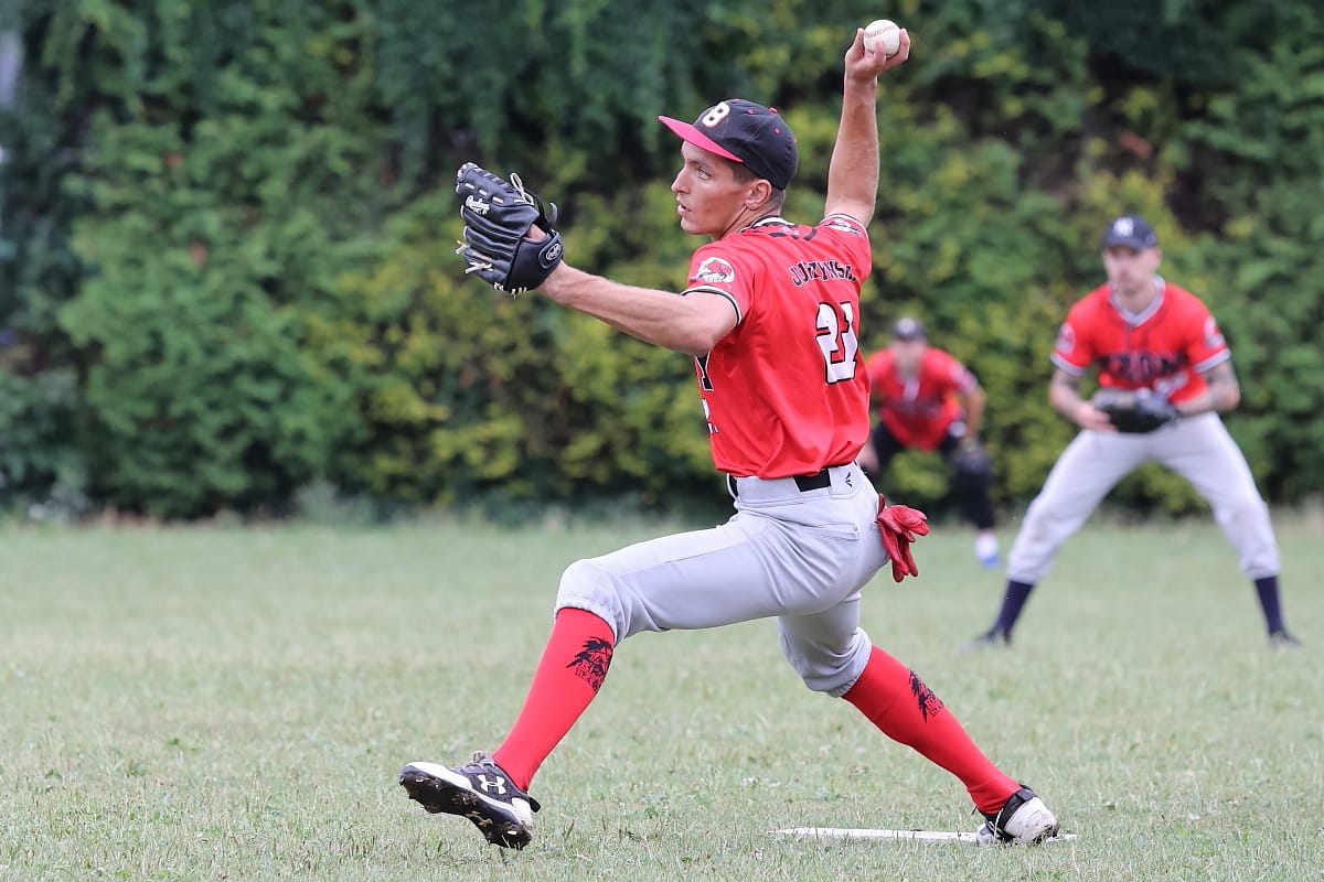 zdjęcie z meczu Baseballu